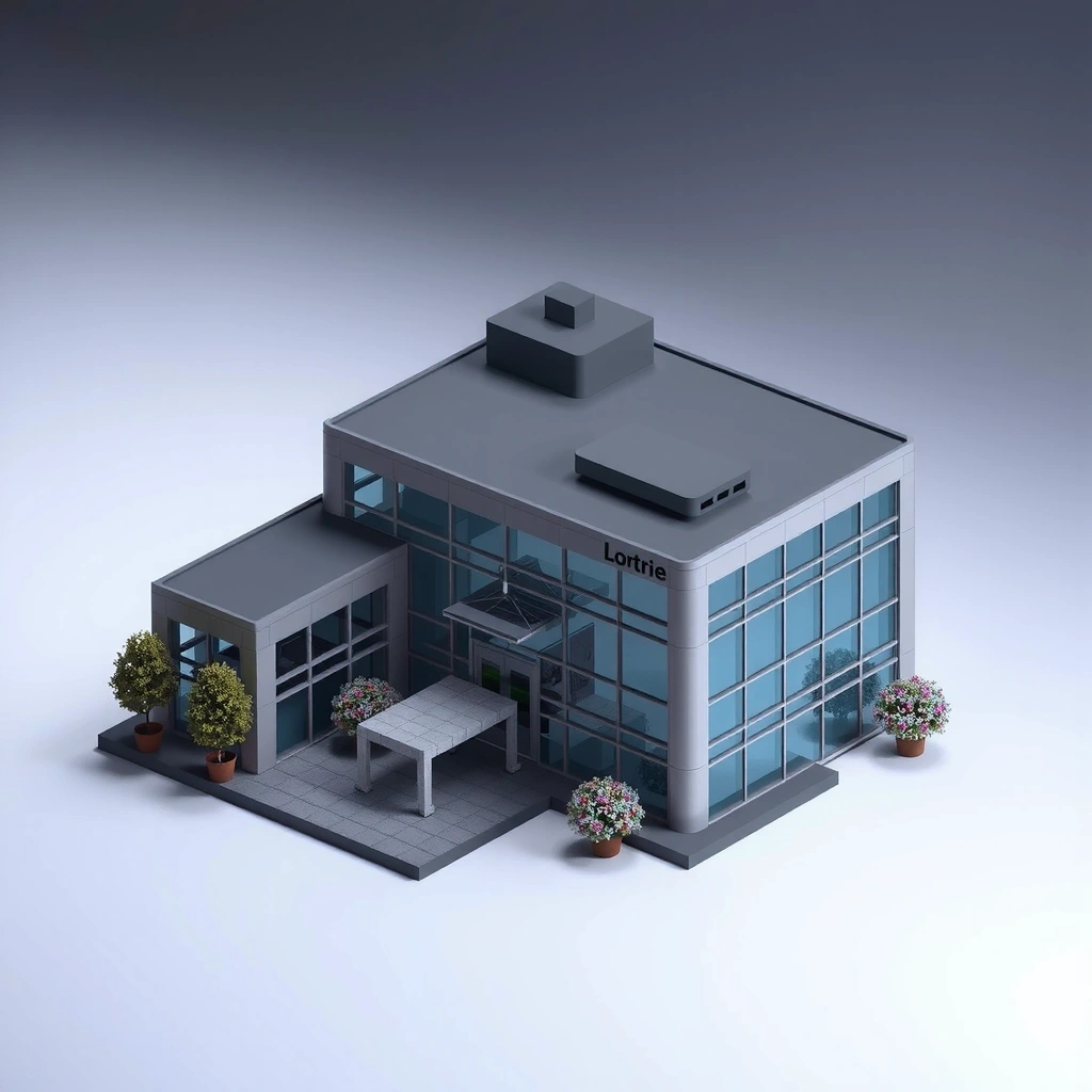 Lortrie headquarters building representing 15 years of operation